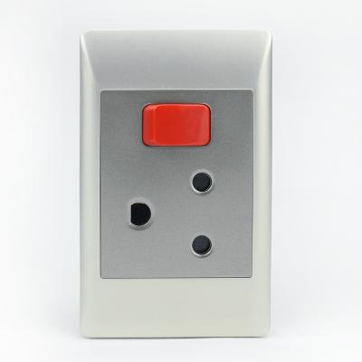 China Safety Factory Direct Sale 1 Lever Switched 16A Socket In South Africa for sale