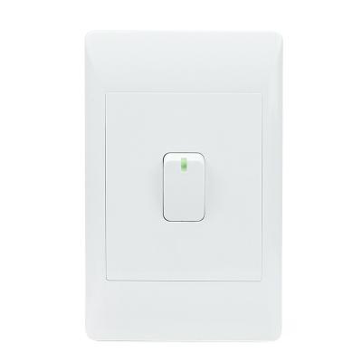 China Safety South Africa Design IEC Long Life 1 Lever 1 Way 2 Way Single Wall Light Switch for sale