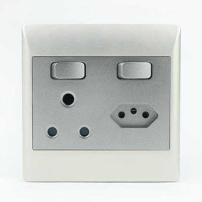 China 16a Brazil Socket 1 Lever 16a Brazil Wall Switch Safety South Africa IEC Statement Socket Type for sale