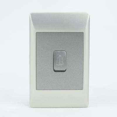 China Security 80*126 PC Panel Customize Push Button Doorbell Wall Switch for sale