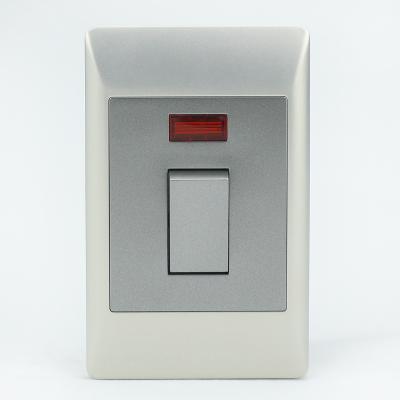 China Safety Water Heater Isolator Switch 32A DP Household Wall Switch With Indicator for sale