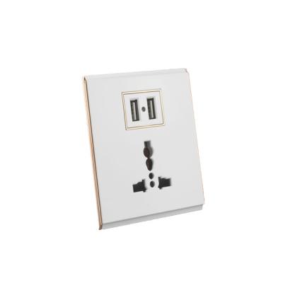 China Factory Price Safety Good Quality Multifunctional Extension Wall Socket Universal USB Socket Outlet, Electrical Switched Outlet for sale