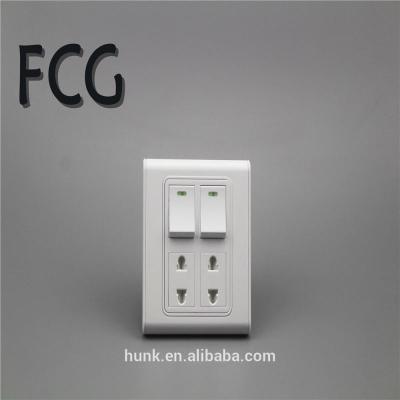 China Selling Newest PC Face Plate Beautiful Z-Wave Wall Electrical Switch for Home Electrical Decorative Switches and Sockets for sale