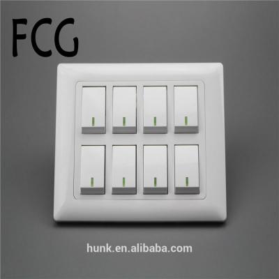 China New Selling Pakistan Style Security Attractive Touch Wall Switch Socket Capacitive Switch for sale