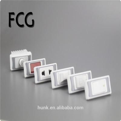 China Fireproof Safety China Yiwu Top Grade Strip Switch Double 2 Pin Socket 8 Pin Socket for sale