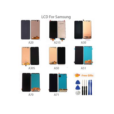 China A50 A70 A30 OLED Touch Display Digitizer Accessories Parts Mobile Phone Pantalla LCD Screen For Samsung A70 A20 A30S A51 For Samsung A20 A30 A30s A50 for sale