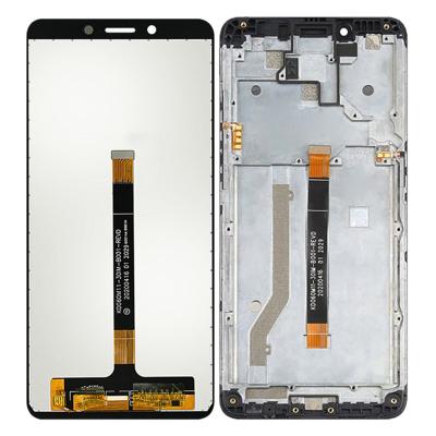 China IPS LCD Screen For Nokia C3 TA-1258 Display Touch Screen Assembly Digitizer Phone Replacement Part With Frame For Nokia C3 C 3 Screen for sale