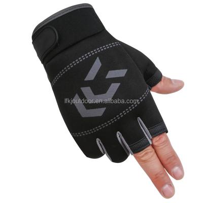 China Neoprene Non-Slip Fishing Gloves Outdoor Sports Non-Slip Comfortable Gloves For Men And Women 3 Finger Fishing Gloves Amazon for sale