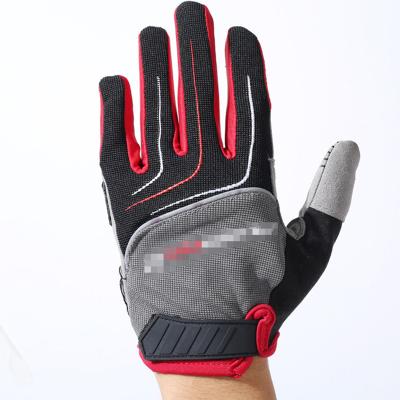 China Non-slip breathable. Touch Screen Compatibility Microfiber Cloth Full Finger Gloves Sports Cycling Gloves Anti-Slip Adjustable Buckle Breathable Touchscreen Gloves for sale