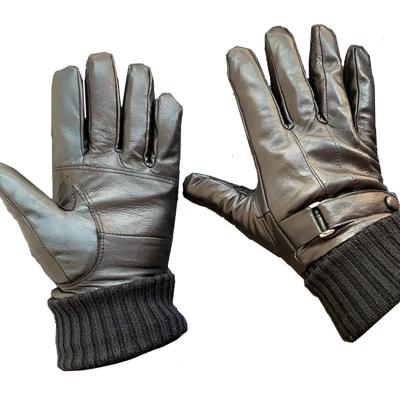 China Carry On Logo Warmer Custom Genuine Sheepskin Gloves Longer Thicker Cuffs Cycle Full Finger Gloves Touch Screen Winter Warm Gloves for sale