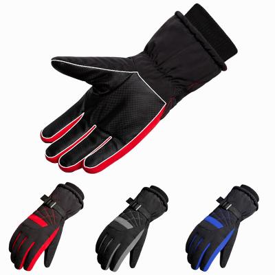 China Wholesale Hot Mens Skiing Gloves,Winter Snowboarding Snow Touch Screen Gloves Waterproof Cold Weather Warm Motorcycle Gloves for sale