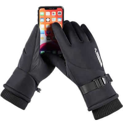 China Wholesale Hot Men's Gloves Winter Snowboarding Snow Touch Screen Gloves Waterproof Cold Weather Motorcycle Cycling Gloves for sale