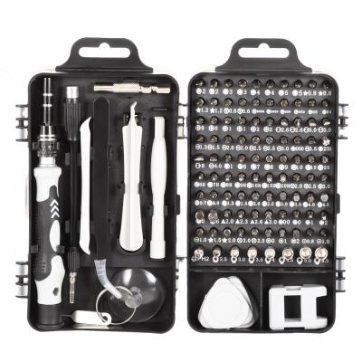 China Mobile Phone Repair 117 in 1 Phone Repair Tools Precision Magnetic Screwdriver Set Professional Maintenance Tool Kit with Flexible Shaft for sale