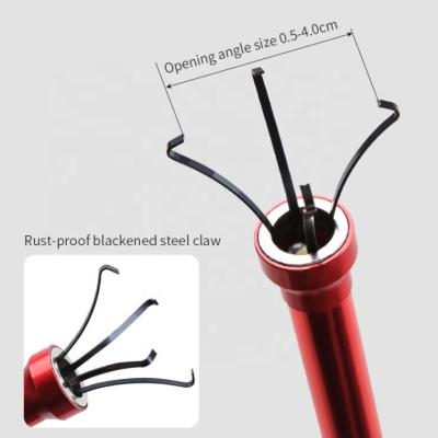 China Aluminum Flexible Claw Pickup Tool , Telescopic Strong Magnetic Grab With LED Lamp for sale