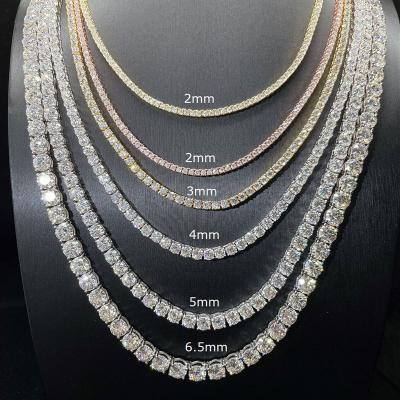 China Wholesale Natural Grade VVS1 Chain Rose Gold Moissanite Hip Hop Vintage Cuban Jewelry For Party for sale