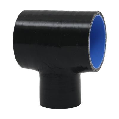 China T Shape High Performance Flexible T shape 1''- 3 1/2'' ID Rubber Silicone Radiator Hose Tube for sale