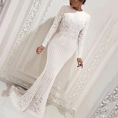 China 2020 Elegant White Hollow Out Sequins Anti-Static Women Dresses Slim-fitting Hugging Evening Dresses for sale