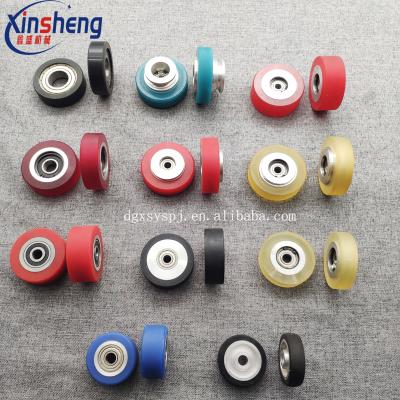 China Factory Machine Die Cutting Parts Laminating Machine Parts Pressing Paper Wheel Pressing Paper Rubber Wheel for sale