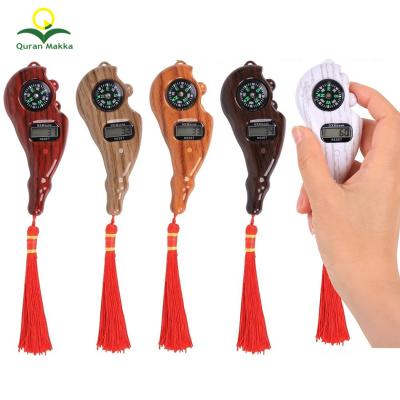 China 2021 Newly Ramadan Gift Wood Gray Tally Islamic Muslims Tasbih Counter Digital Tasbeeh With Compass 0.072cbm for sale