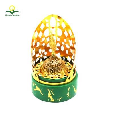 China Eeast Middle East Gold Color Incense Holder Arabic Islamic Middle Bakhoor Censer for sale