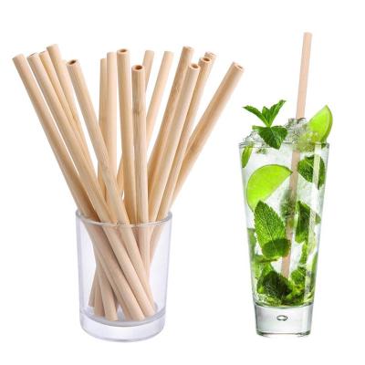 China Drinking Straw Bamboo Drinking Bamboo Straws Biodegradable Customized Logo Reusable Eco Friendly Disposable Beverage Paper for sale