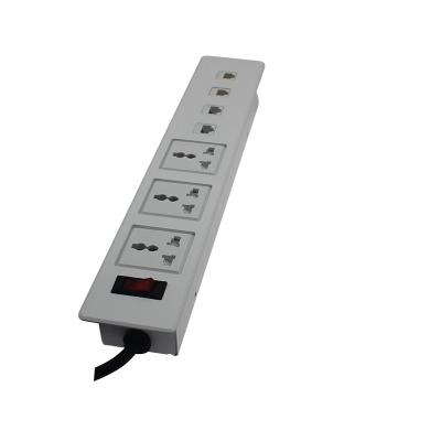 China Office Furniture Convenient Flip Up Table Power Outlets For Meeting Room Table for sale