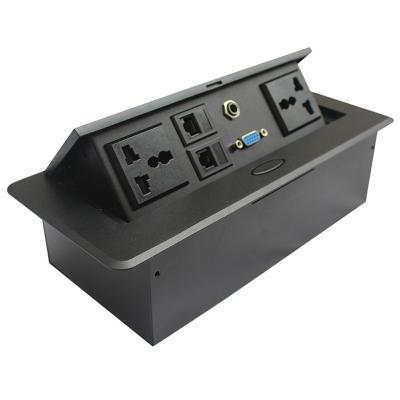 China Best Price Standard Commercial Integrated Outlet Multifunctional Desktop Socket for sale