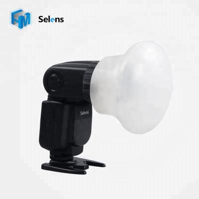 China Best Offer Selens Lightweight Magnetic Flash Modifier Professional Sphere Speedlite Diffuser for sale