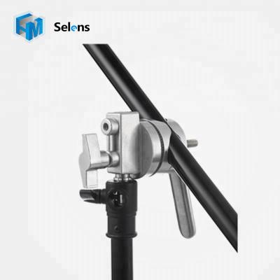 China Selens Universal Photography Clip Grip Bracket Single Swivel Head Clamp For Photo Studio Arm Reflector Mount for sale