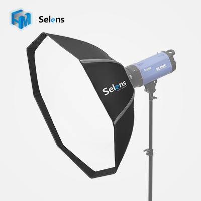 China Easy to Set Up Selens 100cm Quick Set - Up Octagon Softbox with Diffuser and Umbrella Bowens Mount for Photo Studio for sale