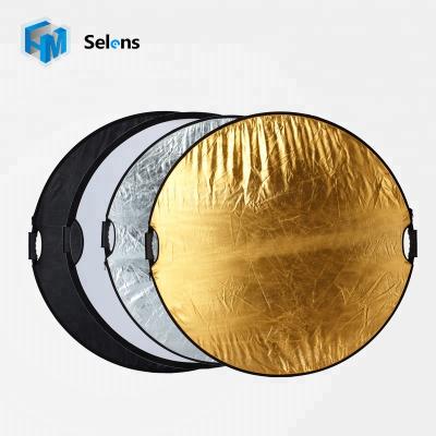 China Selens nylon pom+cloth 5 in 1 reflector 110cm 43