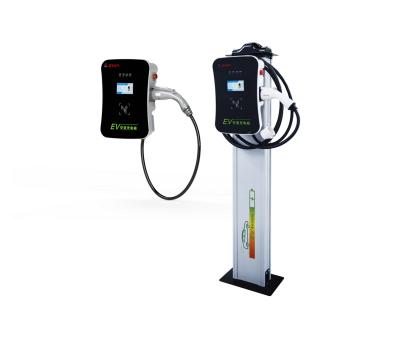 China 3 Phase 22kw 32A Charger Station with Electric Car Charging Cable Wallbox EV Charger with Load Balance for sale