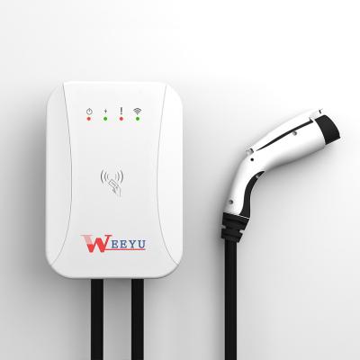 Cina UL Listed 32A 7KW 40A 10KW EV Charger Wallbox Charging Station for Electric Car in vendita