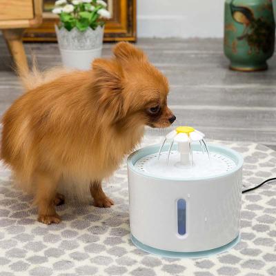 China Automatic Pet Cat Water Fountain Dispenser, Automatic Electric Pet Drinking Bowl with NIGHT LIGHT for sale