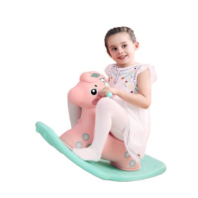 China Ride on 2022 Animal Toy Unicorn Kids Rocking Horse Toys Baby Rocking Horse Toys Kids House Christmas Gifts for sale