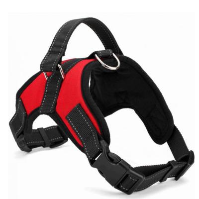 China Large Dog Collar Harness Durable Adjustable Pet Vest Walk For Medium Dog Chest Strap Dog Harness Pets Accessories for sale