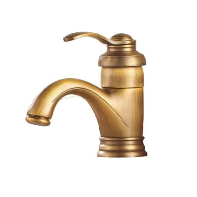 China Sense Faucets Auswind Antique Brass Faucets Kitchen Swivel Faucet Bathroom Basin Sink Mixer Tap for sale