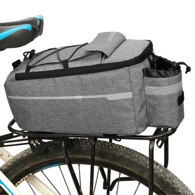 China Waterproof Insulated Bike Recycling Back Bag Trunk Cooler Pack Bike Bicycle Back Seat Carrier Bag Rack Storage Rack for sale