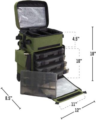 China Wholesale Waterproof Shockproof Dustproof Fishing Tackle Box Rolling Waterproof Bag for sale