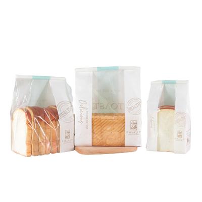 China Disposable Bake Oil Proof K Bottom Open Window Paper Bag Food Bag Paper Bag for sale