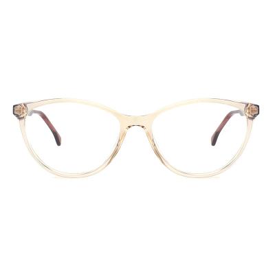 China Hot Sale Manufacturer Fashion Transparent Acetate Glasses Frames For Reading Glasses for sale