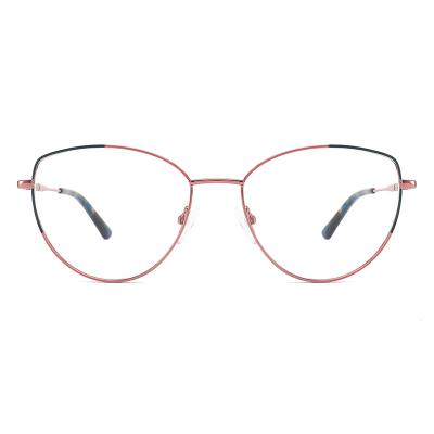 China Fashionable High Quality Wholesale Women Vintage Metal Glass Luxury Frames for sale