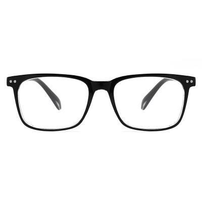 China Fashionable Cost Effective Wholesale Fashion Black Framed Plastic Reading Glasses for sale