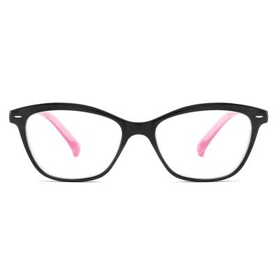 China Fashionable Popular Products Women High-accuracy Reading Glasses PC Black Frames for sale