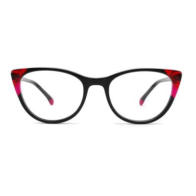 China Fashionable Frames from Wholesale High Quality Cat Eye Optical Frames Eyeglasses from Manufacturer for sale