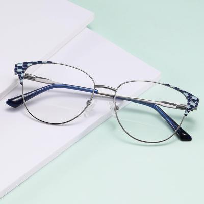 China For acuvue High Quality Glasses Reading Glasses Optical Frame Model The New Bifocal No Prescription Metal Eyewear Glasses for sale