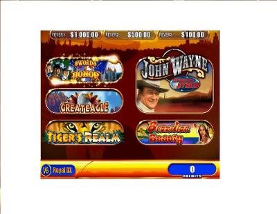 China Royal DX 5 in 1 Game V6 JACKPOT WMS LINK WMS SLOT MACHINE GAME Multi BOARD Zeus Royal DX V5 for sale