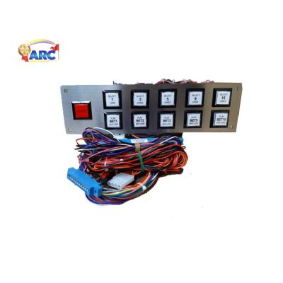 China METAL METAL BUTTON PANEL WITH CABLE FOR WMS550 GAME PANEL for sale