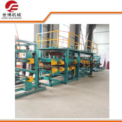 China High Capacity EPS Sandwich Panel Production Line With 0 - 6m / Min Working Speed for sale