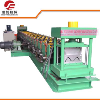 China Continuous Automatic Steel Stud Roll Forming Machine With Hydraulic Metal Cutter for sale